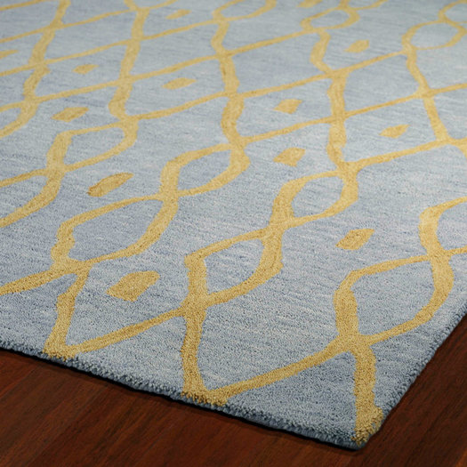 Kaleen Casablanca Gray/Yellow Geometric Rug AllModern