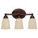 Capital Lighting 9.5" Three Light Bath Vanity in Mediterranean Bronze