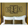 Alphabet Garden Designs Three Square Fancy Monogram Wall Decal