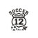 Alphabet Garden Designs Soccer Crest Wall Decal