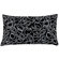 Jiti Pillows Faux Silk Decorative Pillow in Black and White