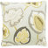 Jiti Pillows Hosta Lily Cotton Square Pillow in Celedon
