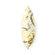 Jiti Pillows Hosta Lily Cotton Square Pillow in Celedon
