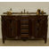 Global Treasures Manchester 62" Single Bathroom Vanity in Mahogany