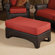Sunset West Santa Barbara Ottoman with Cushion