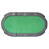 JP Commerce Padded Texas Hold'em Folding Poker Table Top with Cup Holders in Green