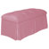 Skyline Furniture Tufted Skirted Bedroom Storage Ottoman