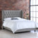 Skyline Furniture Wingback Linen Bed