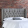 Skyline Furniture Tufted Wingback Linen Headboard