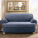 Sure-Fit Stretch Stripe Two Piece Loveseat T-Cushion Slipcover