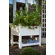 New England Arbors Cambridge Raised Planter in White