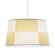 ILEX Lighting Jewel Drum Pendant with White Cord