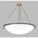 ILEX Lighting Regent 24" Bowl Pendant with Triple Rods and Single Stem
