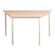 Ironwood Trapezoid Welded Frame Table