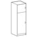 Ironwood Solid Melamine Door Music Storage: 2 Compartments