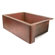D'Vontz 33" x 22" x 10" Single Bowl Copper Farmhouse Kitchen Sink