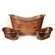 D'Vontz Isabella Mini Copper Ice Bucket with Rings