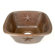 D'Vontz Square Texas Star Embossed Copper Prep Sink