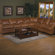 Omnia Furniture Pantera Leather Sectional