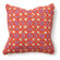 Villa Home Bohemian Chic Balance Pillow in Pink and Orange