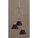 Toltec Lighting Contempo 3 Light Mini Pendant