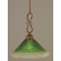 Toltec Lighting Swan 1 Light Mini Pendant