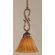 Toltec Lighting Swan 1 Light Mini Pendant