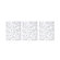 Umbra Arbera Wall Art in White (Set of 3)