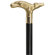 Harvy Alligator Solid Cast Brass Handle Cane