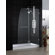 Dreamline Aqua Lux Pivot Shower Door with Left Drain and Amazon Base Kit