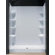 Dreamline Infinity Plus Sliding  Shower Enclosure with  Right Drain Amazon Base and Backwall