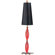 Flambeau Lighting One Light Dante Table Lamp in Red and Black