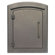 Qualarc Manchester Column Mounted Mailbox w/ Newspaper Box and Address Plaque