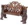Design Toscano Traditional Wood Garden Bench