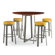 Johnston Casuals Svinn 26" Steel Counter Stool with Fabric Seat
