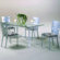 Johnston Casuals Swiss Cheese 5 Piece Counter Height Dining Set