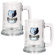 Great American Products NBA 15oz Glass Tankard 2 Piece Set - Primary Logo
