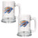 Great American Products NBA 15oz Glass Tankard 2 Piece Set - Primary Logo