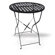 DC America Round Wrought Iron Folding Dining Table with Mesh Top