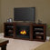 Real Flame Hawthorne 75" TV Stand with Gel Fireplace