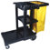 Rubbermaid Commercial Products Multi-Shelf Cleaning Cart in Black