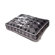 P.L.A.Y. Victorian Chandelier Rectangular Dog Bed in Ivory Black / White