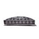 P.L.A.Y. Victorian Chandelier Rectangular Dog Bed in Ivory Black / White