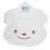 Under the Nile Animal Pals Bear Bib in White