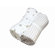 Under the Nile Nature's Nursery Flannel Swaddle Blanket Set in Animal Print and Tan Stripes