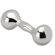 Krysaliis New Generation Dumbbell Sterling Silver Baby Rattle