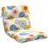 Pillow Perfect Outdoor Rounded Chair Cushion