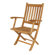 Barlow Tyrie Teak Ascot Carver Dining Arm Chair with Cushion