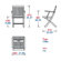 Barlow Tyrie Teak 7 Piece Extending Dining Set