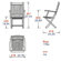 Barlow Tyrie Teak Ascot 3 Piece Dining Set